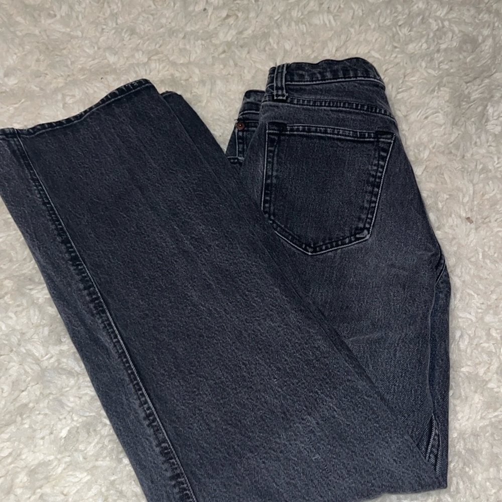 SOLD Black Abercrombie Wide Leg jeans🩷